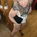 kinky old german mature in nylons  #5